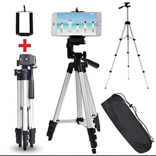 3.5ft Adjustable tripod stand for mobile and cameraa