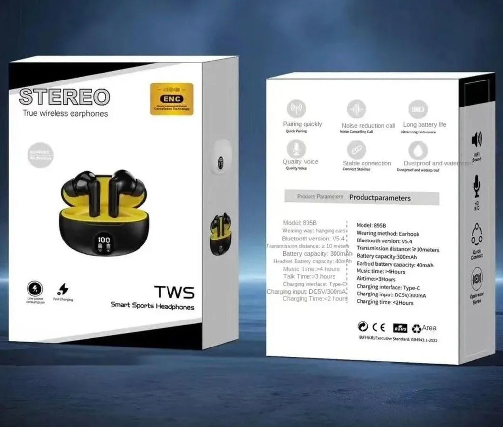 Premium wireless earbuds (Bluetooth 5.3)