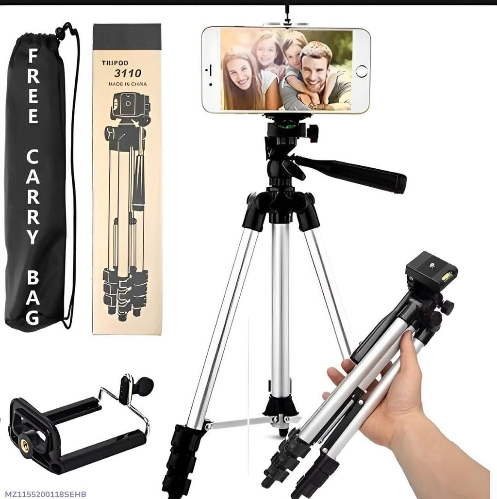 3.5ft Adjustable tripod stand for mobile and cameraa