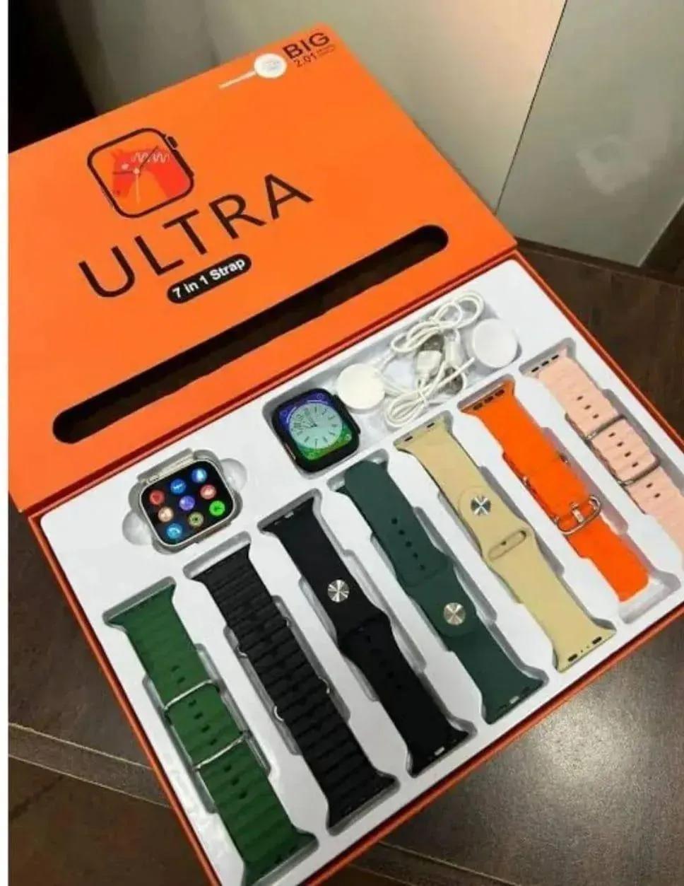 Ultra smartwatch with 8 straps