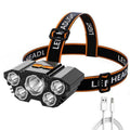 Rechargeable headlamp|Abs plastic|Camping and Hiking